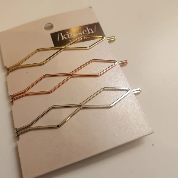 Kitsch- 3 pack hair clips - Picture 2 of 3